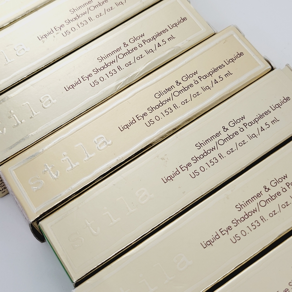 Ocean Glisten & GLow Liquid Eyeshadow Stila Brand NEw in Box Authentic Full Size - Picture 10 of 14